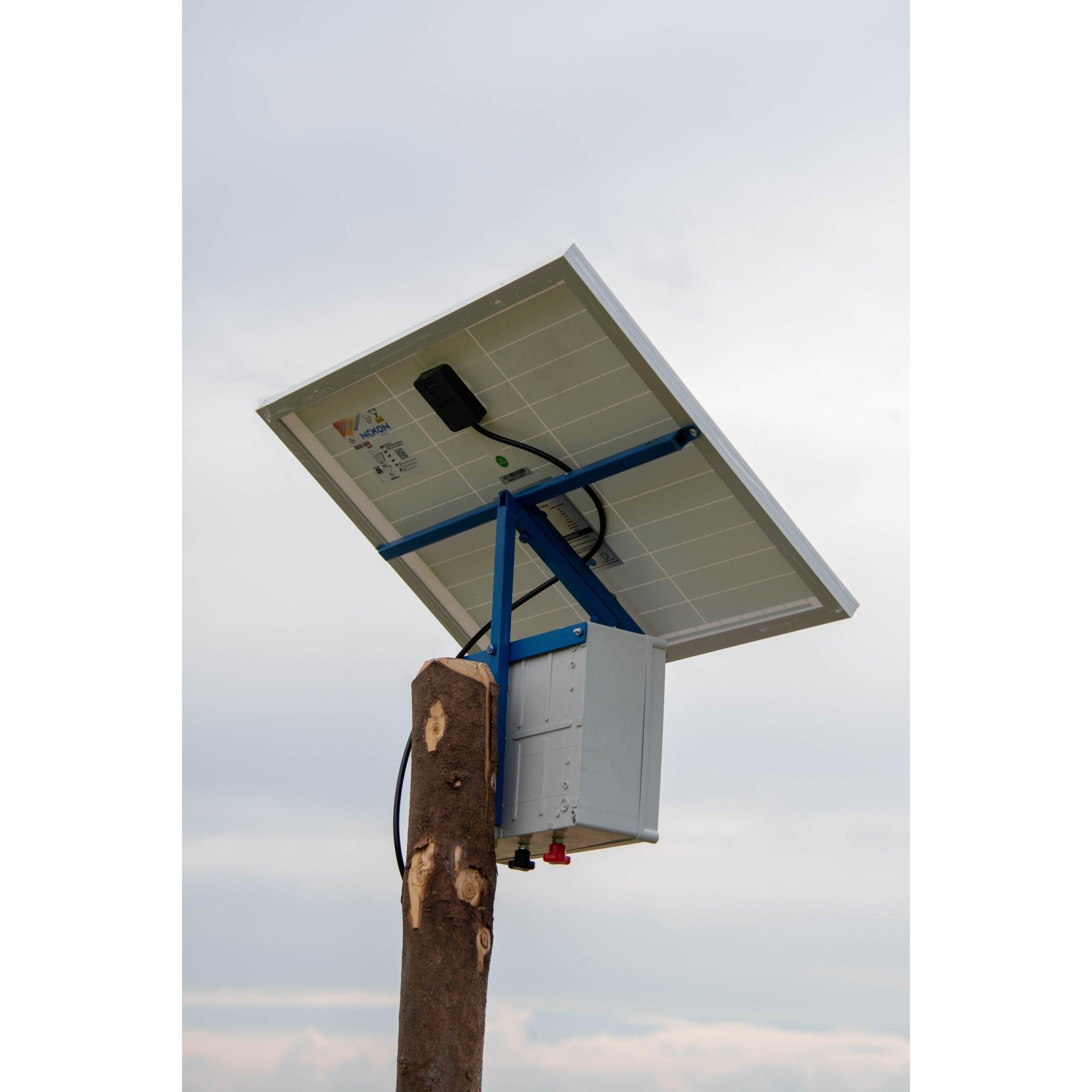 NEXON LIGHT 30W napelemes rendszer szabályozóval és 12V/17Ah akkumulátorral
