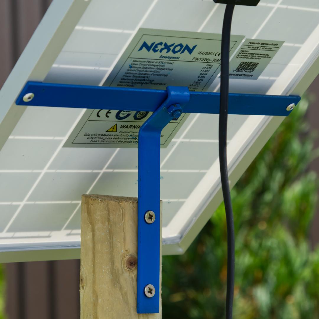 Panou solar gard electric cu suport NEXON 10W