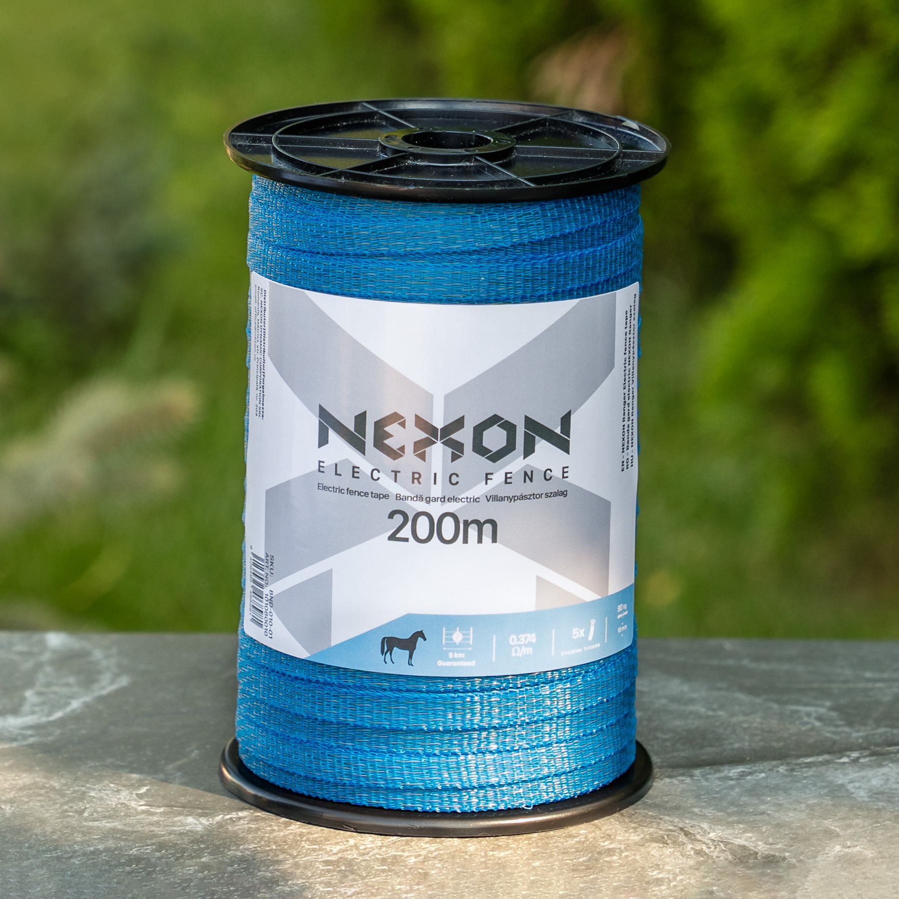NEXON RANGER Villanypásztor szalag 200m 4 fémszál 80kg