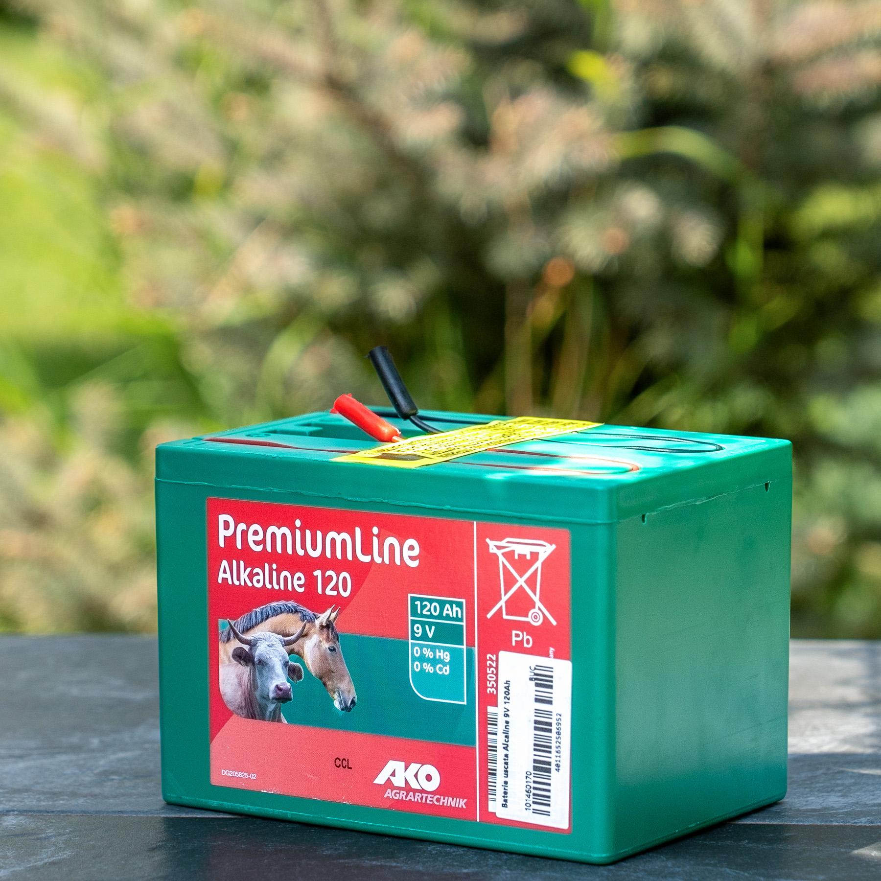 9V 120Ah száraz akkumulátor elektromos kerítéshez Alkaline