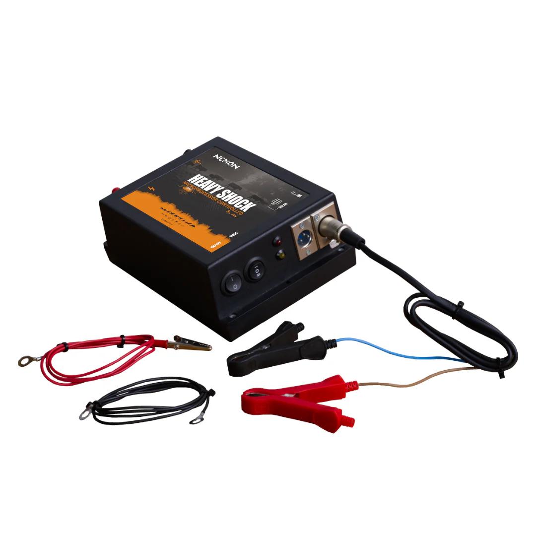 Villanypásztor készlet HeavyShock PRO 2.5J NEXON napelemmel