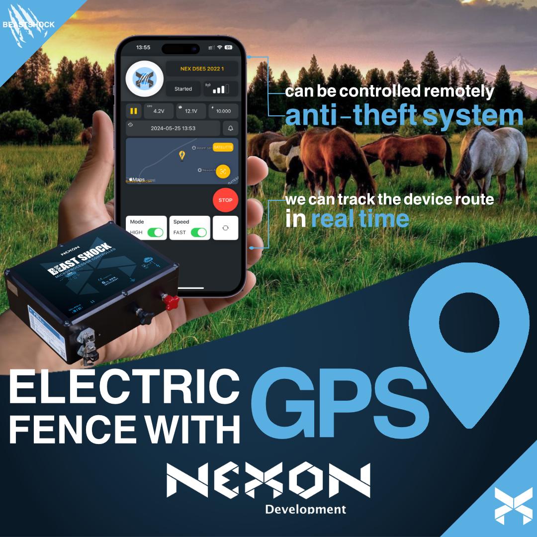 NEXON BeastShock 6. generációs villanypásztor készülék – 10J – GPS