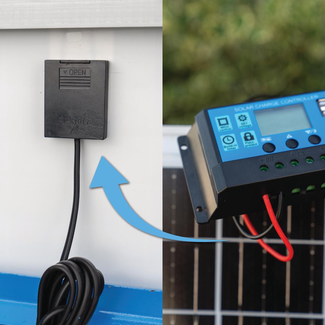 Csatlakozó kábel PWM–Napelem 5m 2x0.75 mm² NEXON