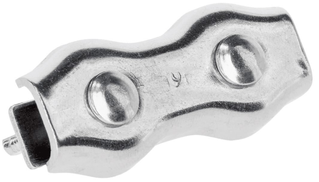 Conector inox pentru fir și frânghie 8 mm