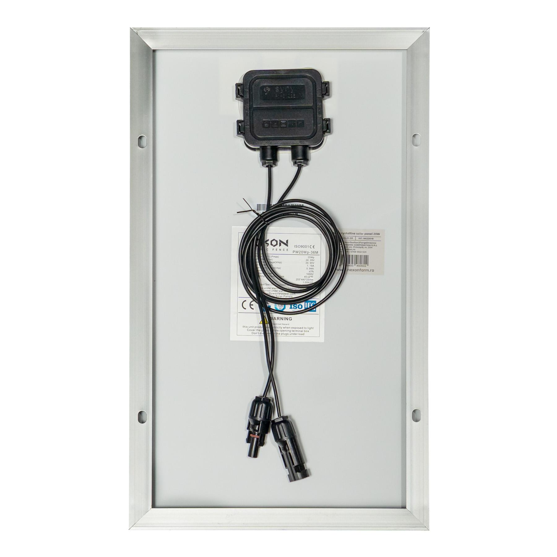 NEXON 20W Solar Panel for Electric Fence without Support