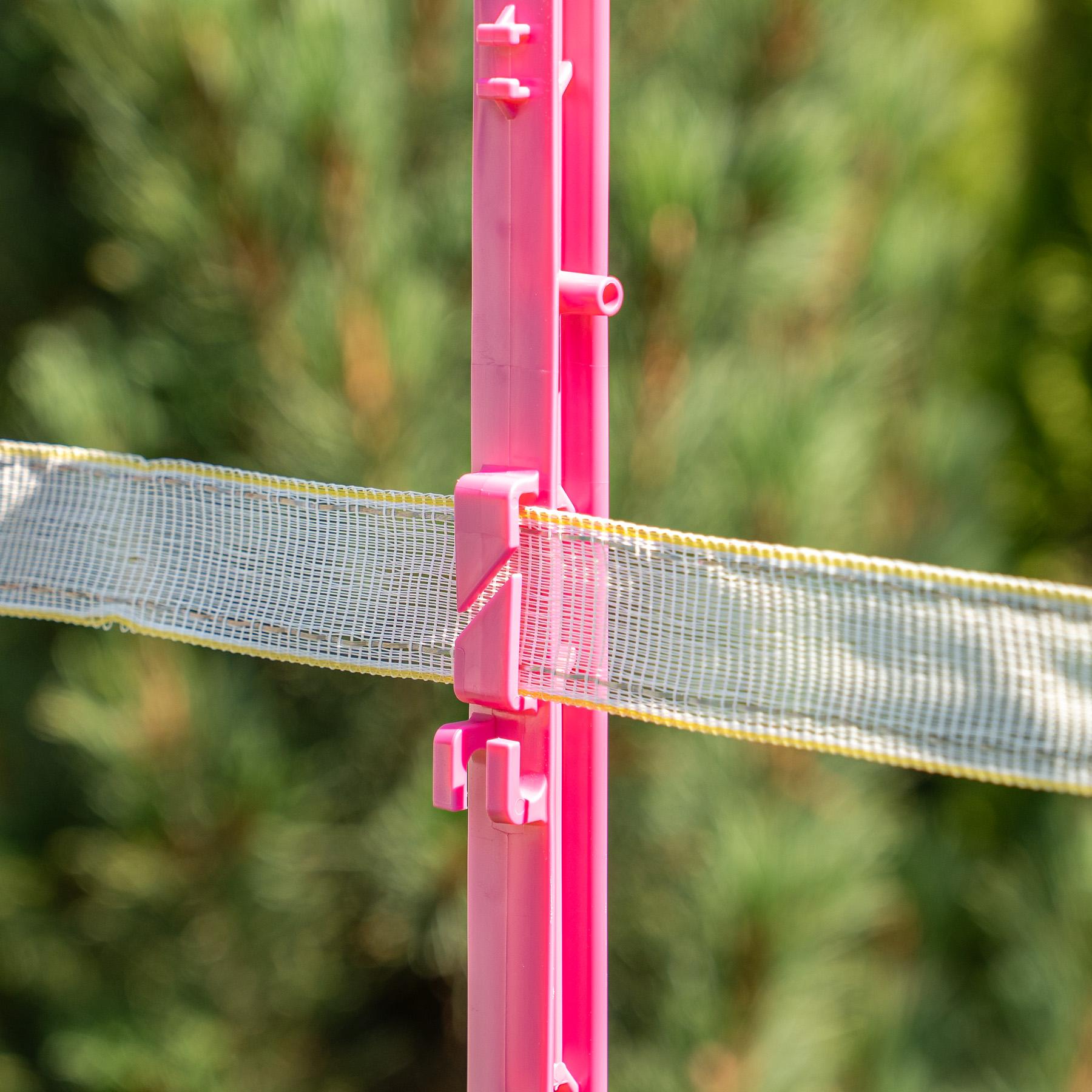 Stalpi plastic gard electric HIGH Pink