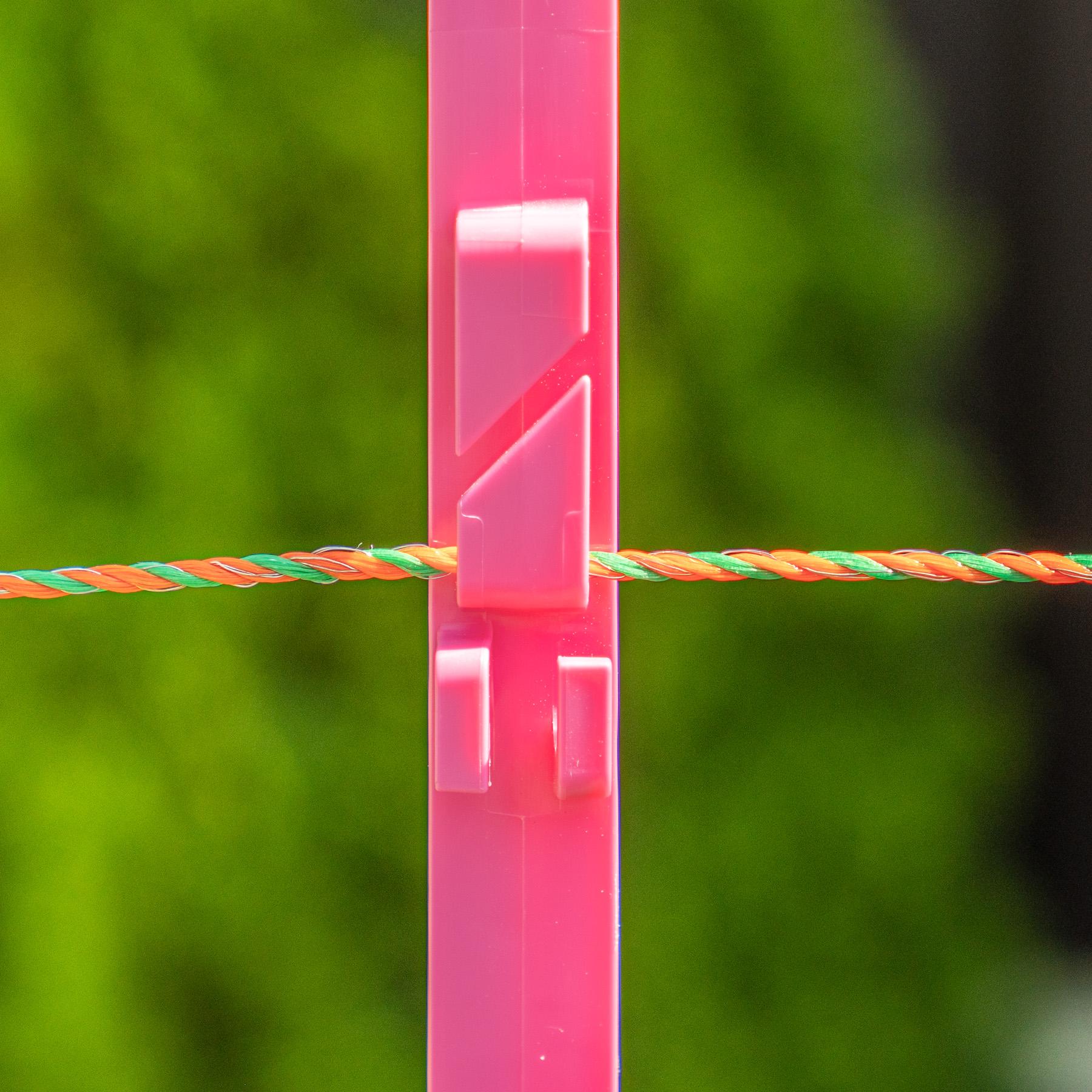 Stalpi plastic gard electric HIGH Pink