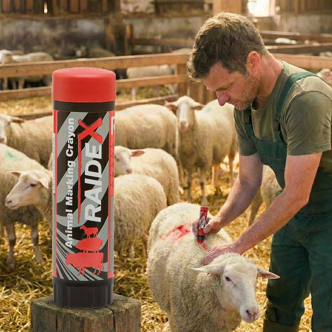 RAIDEX piros állatjelölő ceruza