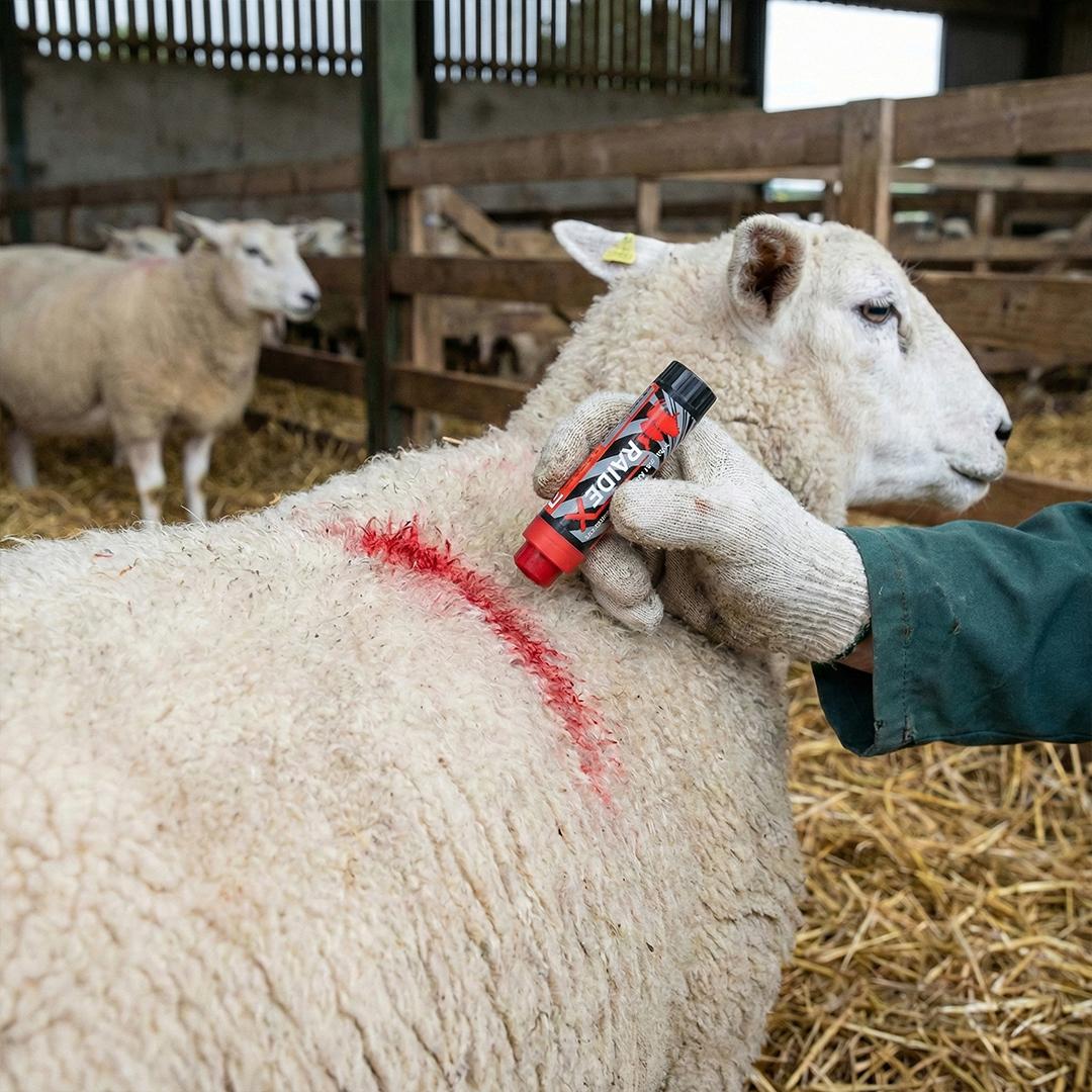 RAIDEX piros állatjelölő ceruza