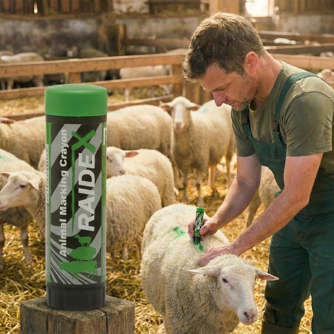 RAIDEX zöld állatjelölő ceruza