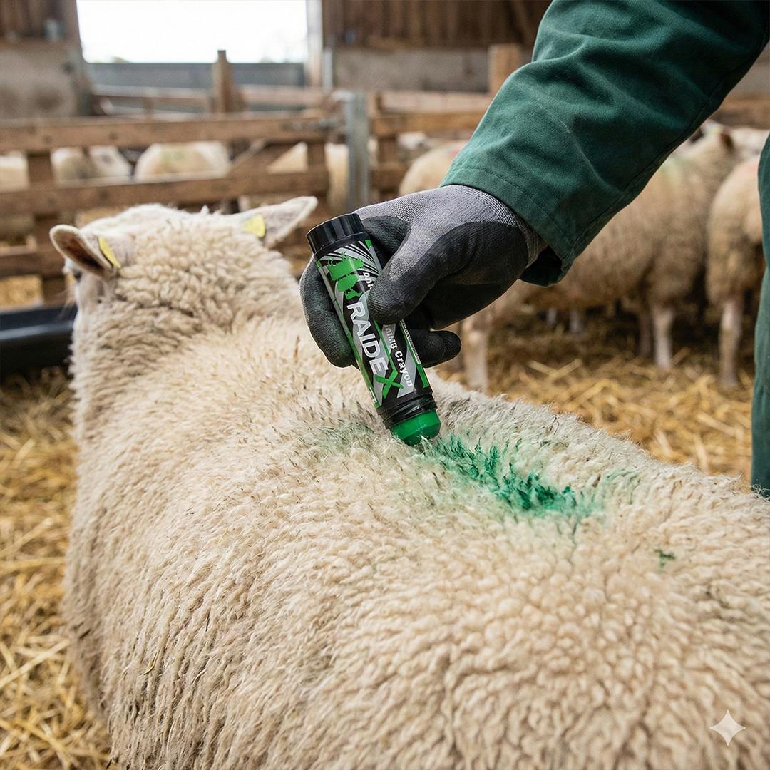 RAIDEX zöld állatjelölő ceruza