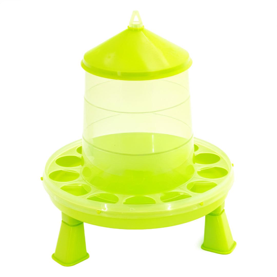 Plastic feeder with support legs for chicks and hens 2.4 L