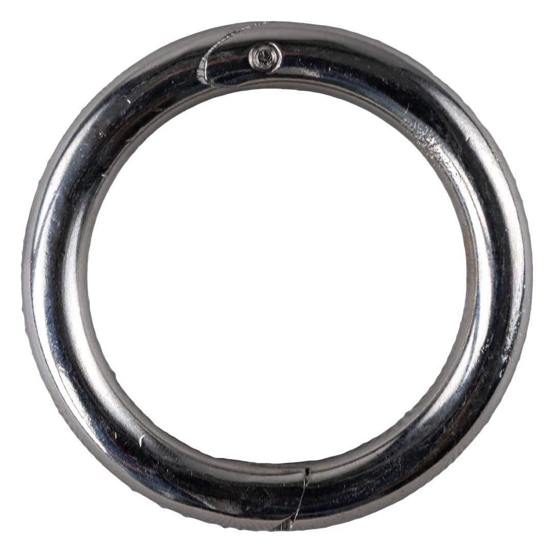 Nickel plated nasal ring with screw