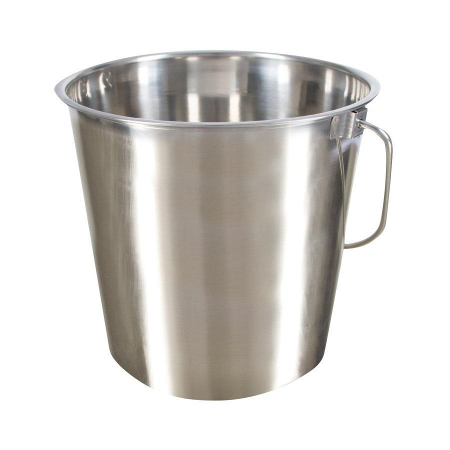 Stainless steel bucket 8.5L with handle