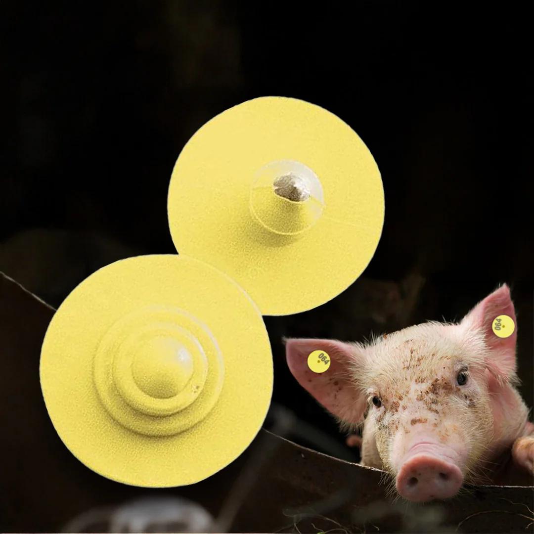 Bouton+Bouton 20 pcs yellow cattle ear tags