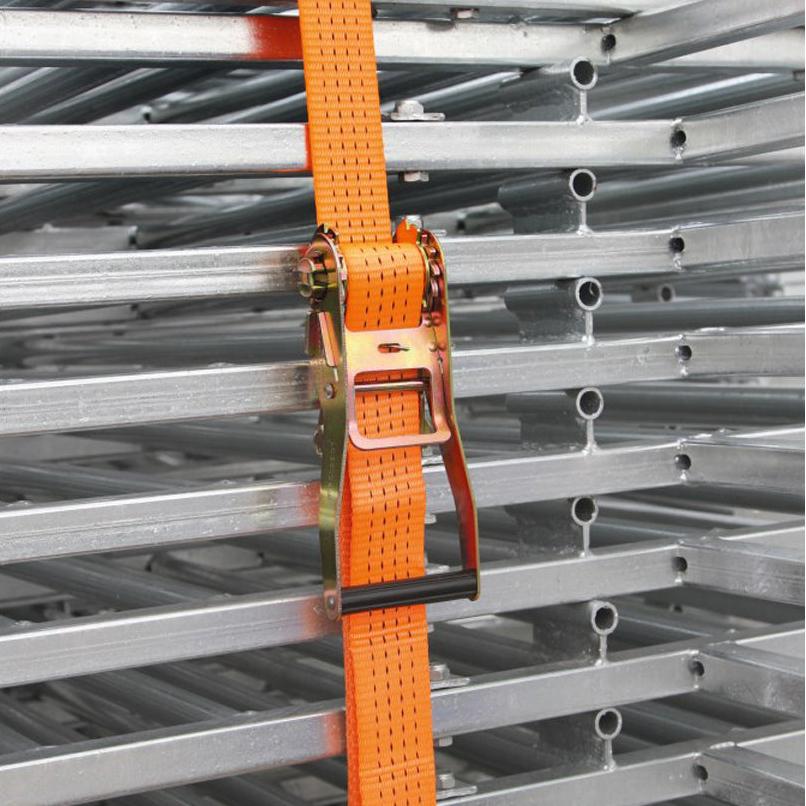 Chingă de fixare cu clichet, 2 piese, 50 mm, 6 m