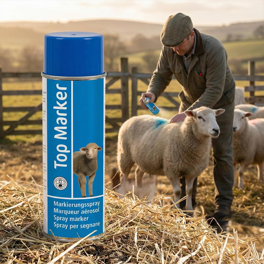 Kék állatjelölő spray 500 ml TopMarker