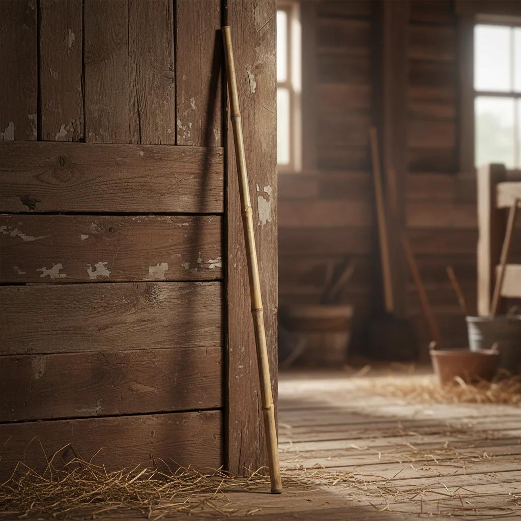 Bambusz nyél seprűhöz 100 cm – könnyű és tartós