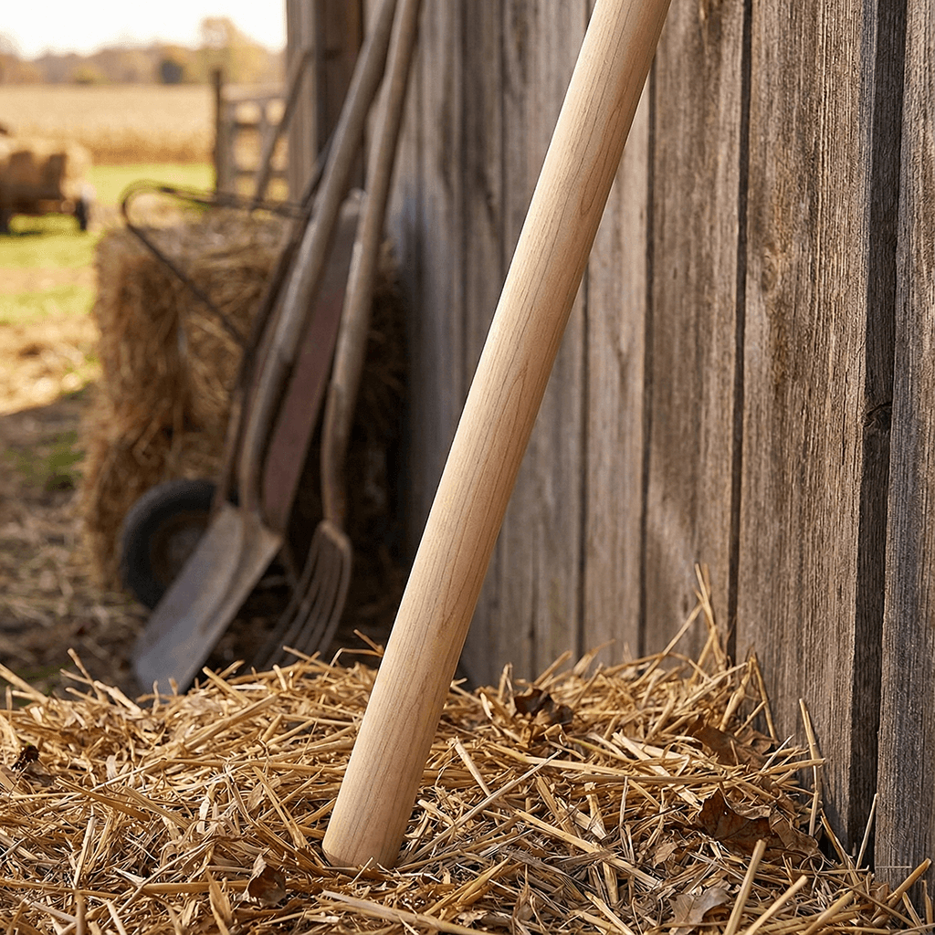 Univerzális nyél kúppal – 170 cm, Ø27 mm, fa (nyárfa)