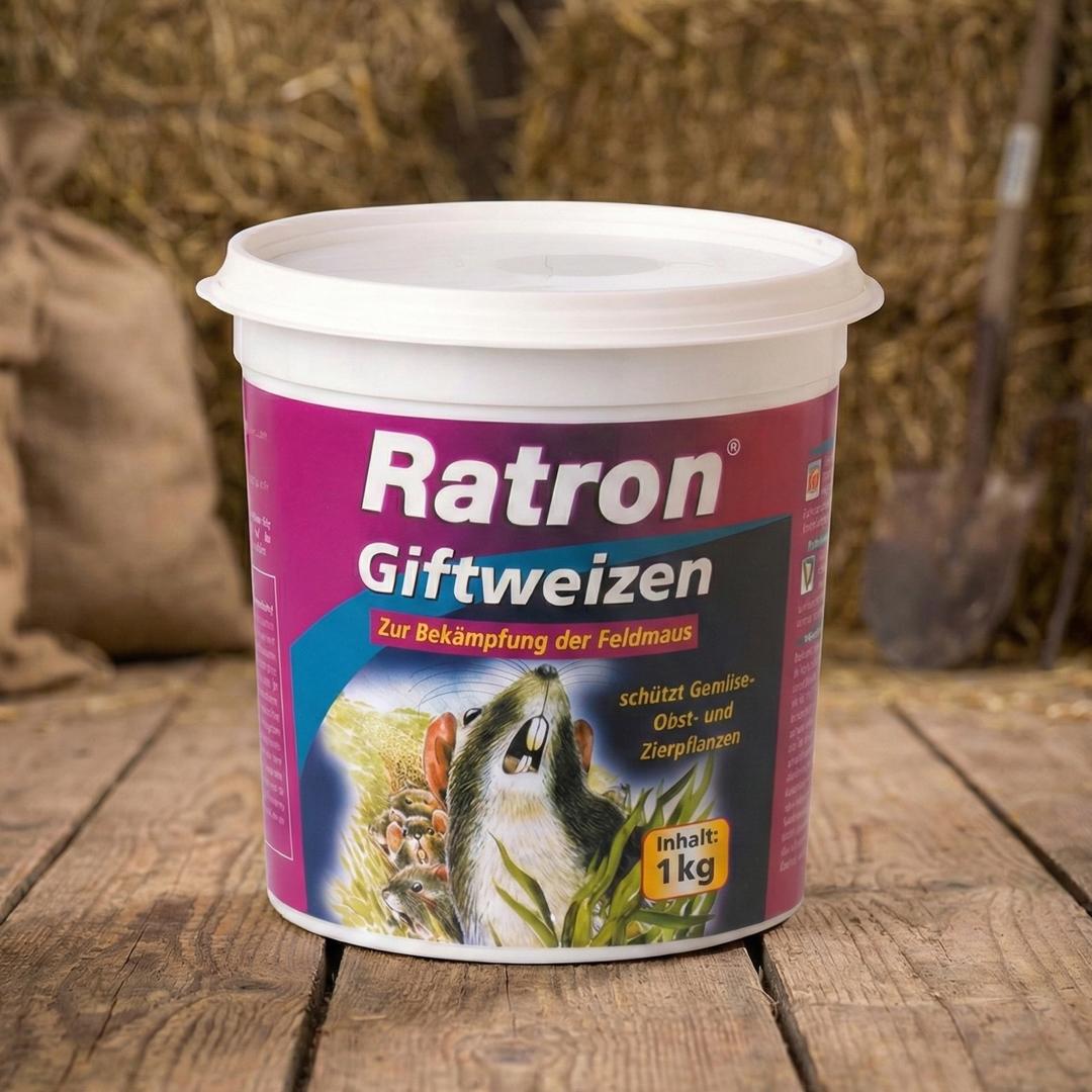 Ratron mérgezett búza – 1 kg, gyors hatású csalétek mezei egerek ellen