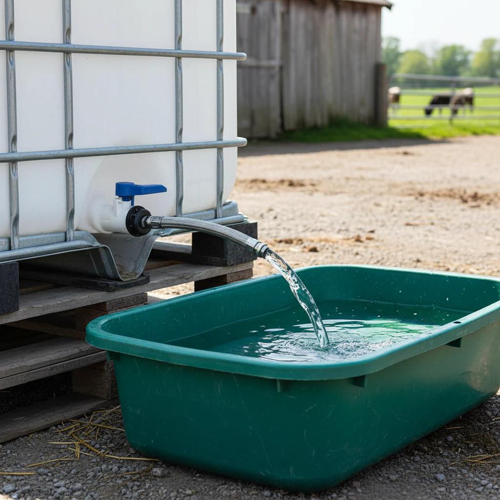 Connector Set for IBC Container – reinforced hose 70 cm