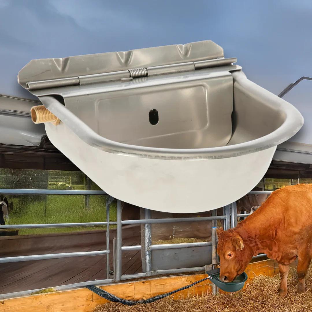 S1098 rozsdamentes acél úszós 2,5 L itató tál