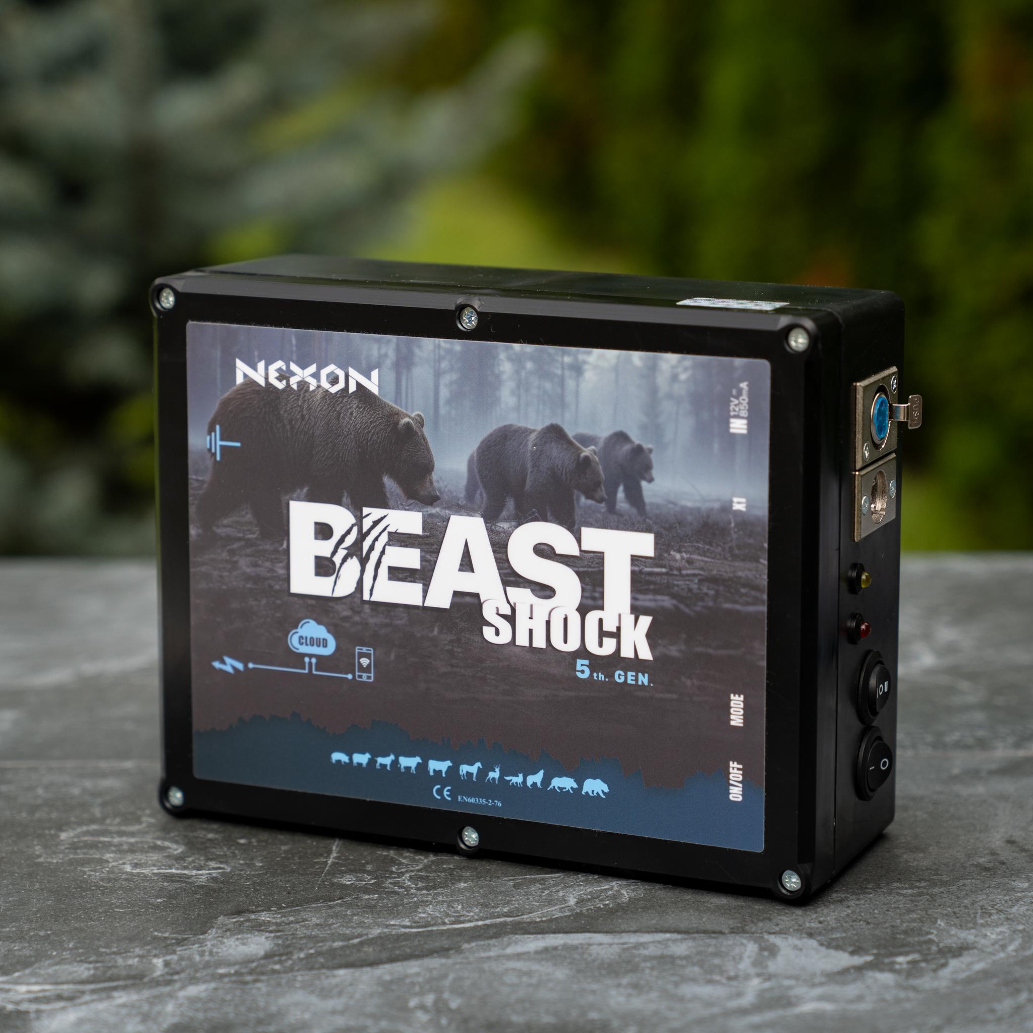 NEXON BeastShock 5th Gen 5.8J GPS electric fence energizer