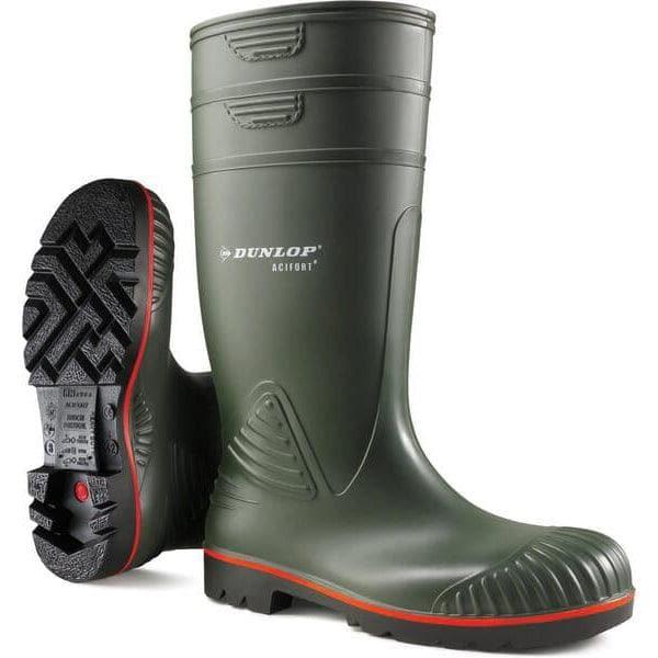 Dunlop Acifort Heavy safety boots with steel toe and midsole