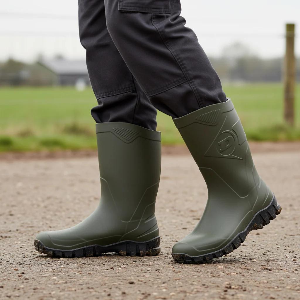 Dunlop Dee Calf rubber boots