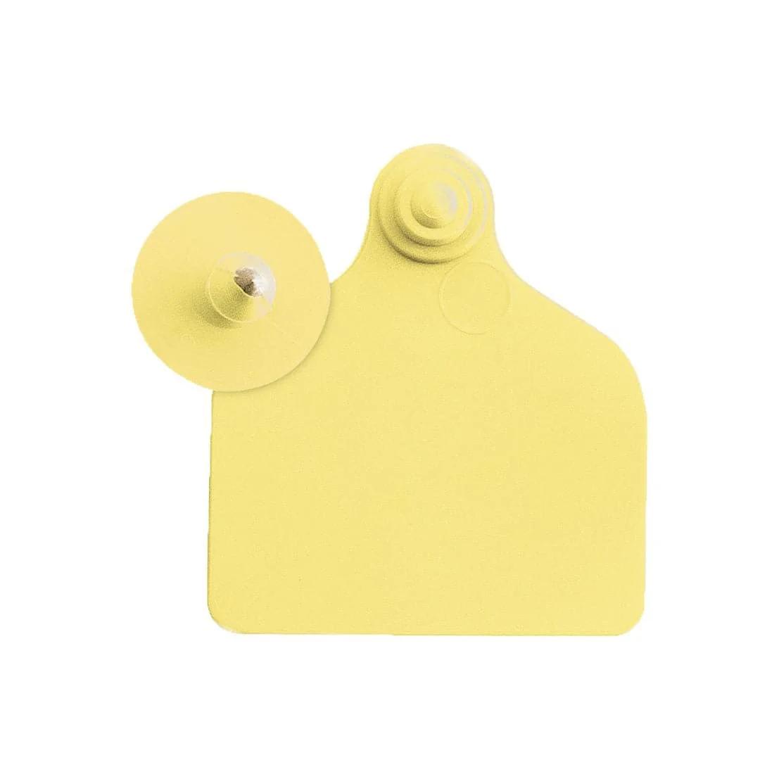 Maxi + Button cattle ear tags 20 pcs yellow
