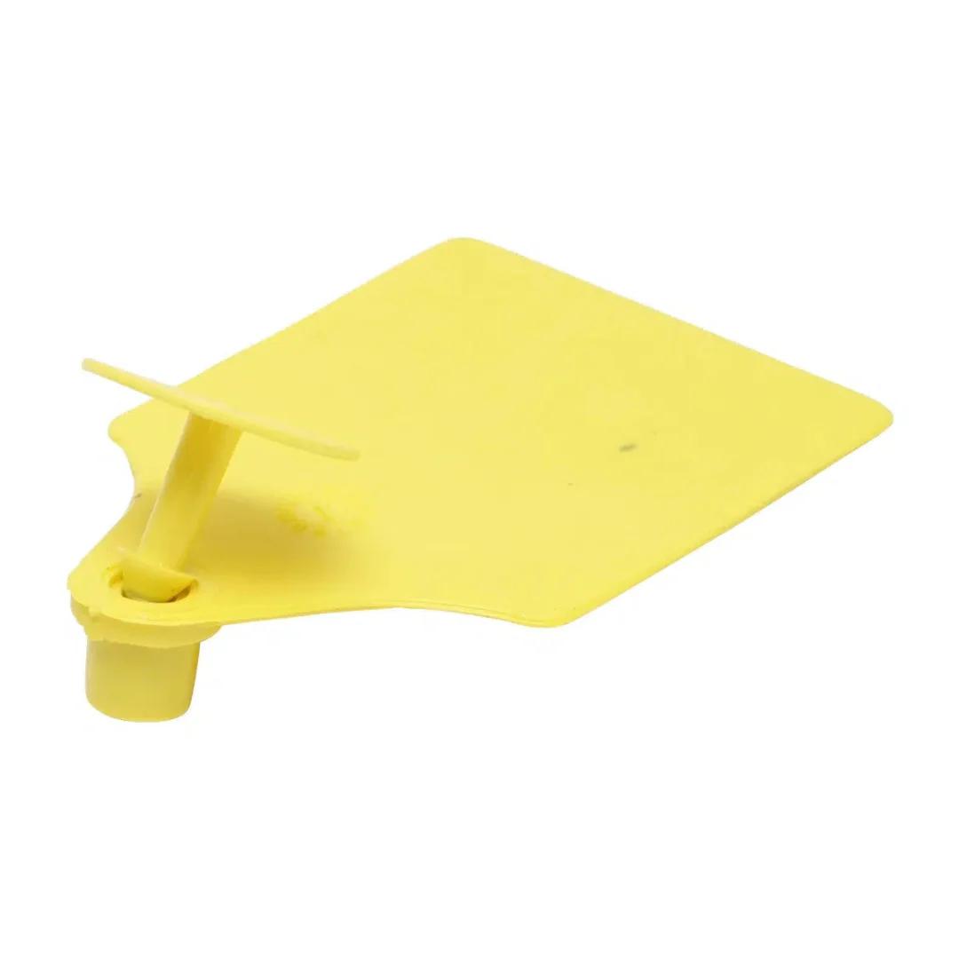 Yellow cattle ear tags, 10 pcs, 64 × 95 mm