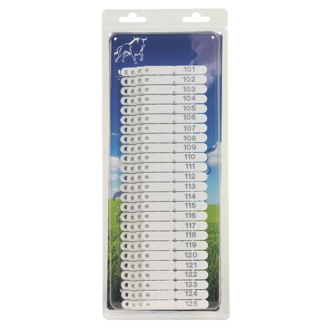 Ear Tags for Sheep, Goats, and Pigs - 100 pcs (Számok 1-100)