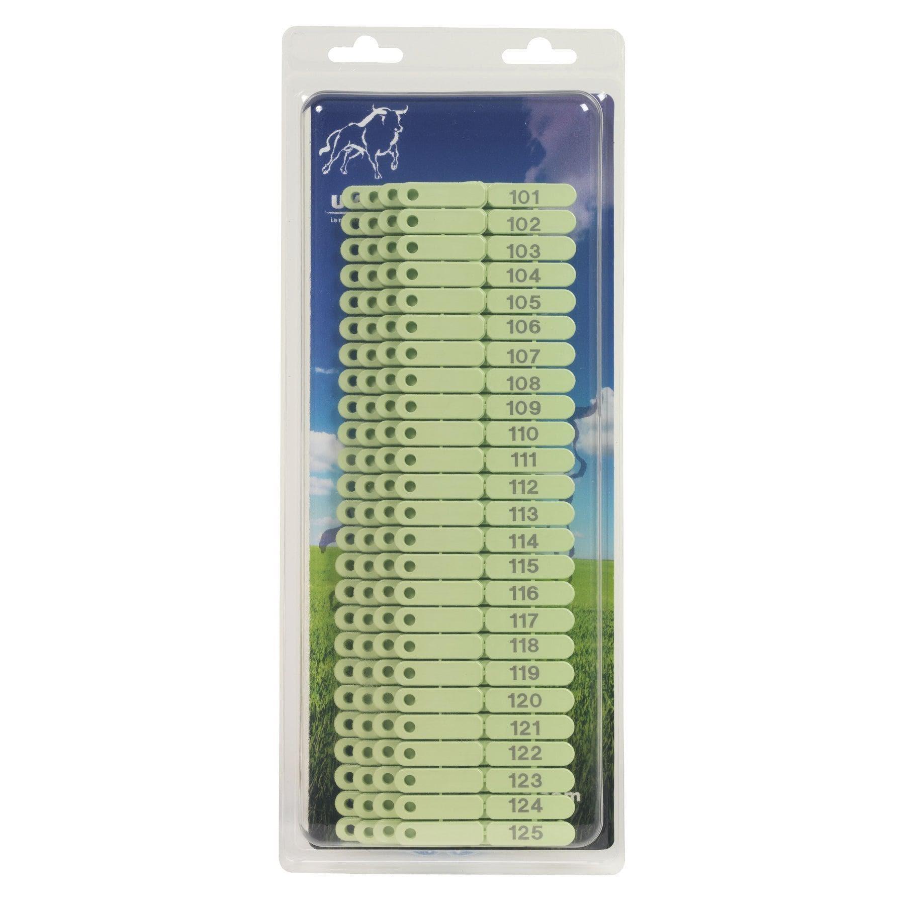 Ear Tags for Sheep, Goats, and Pigs - 100 pcs (Számok 1-100)