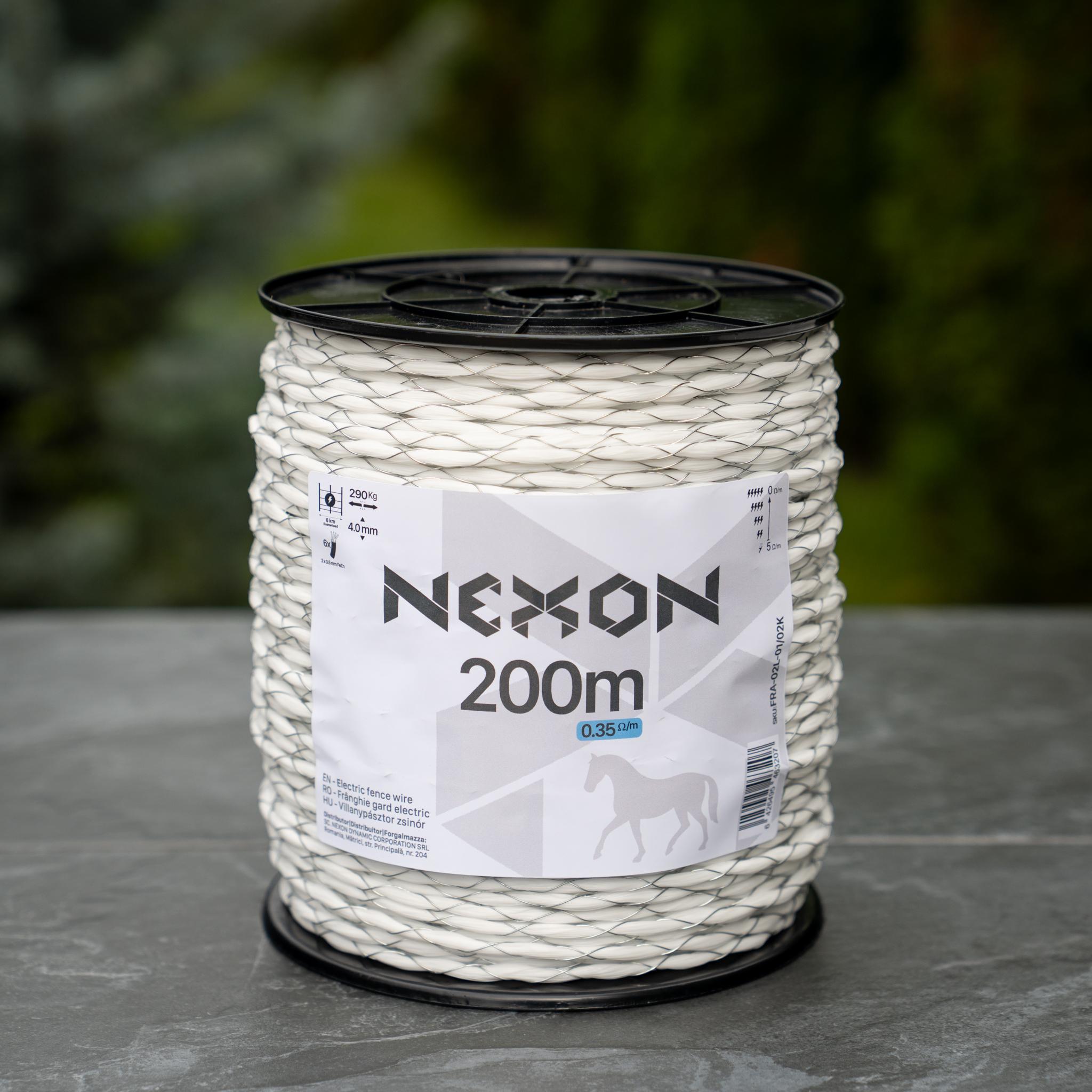 NEXON EconomyLine electric fence rope 200m 4mm 290kg