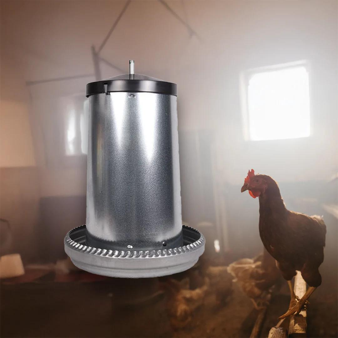 Hranitoare din metal - 25L - pentru pui/ gaina