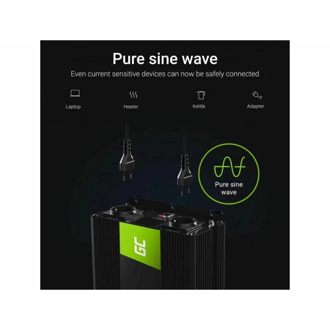 Tiszta szinuszhullámú feszültségátalakító 500W