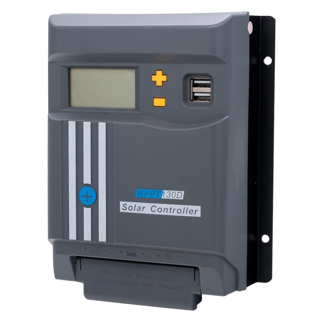 NEXON nepelem vezérlő MPPT 30A 12V/24V 2x USB porttal