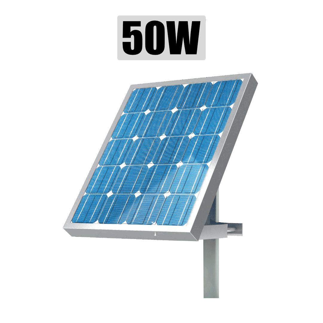 NEXON HeavyShock 50W solar panel with mount for electric fence