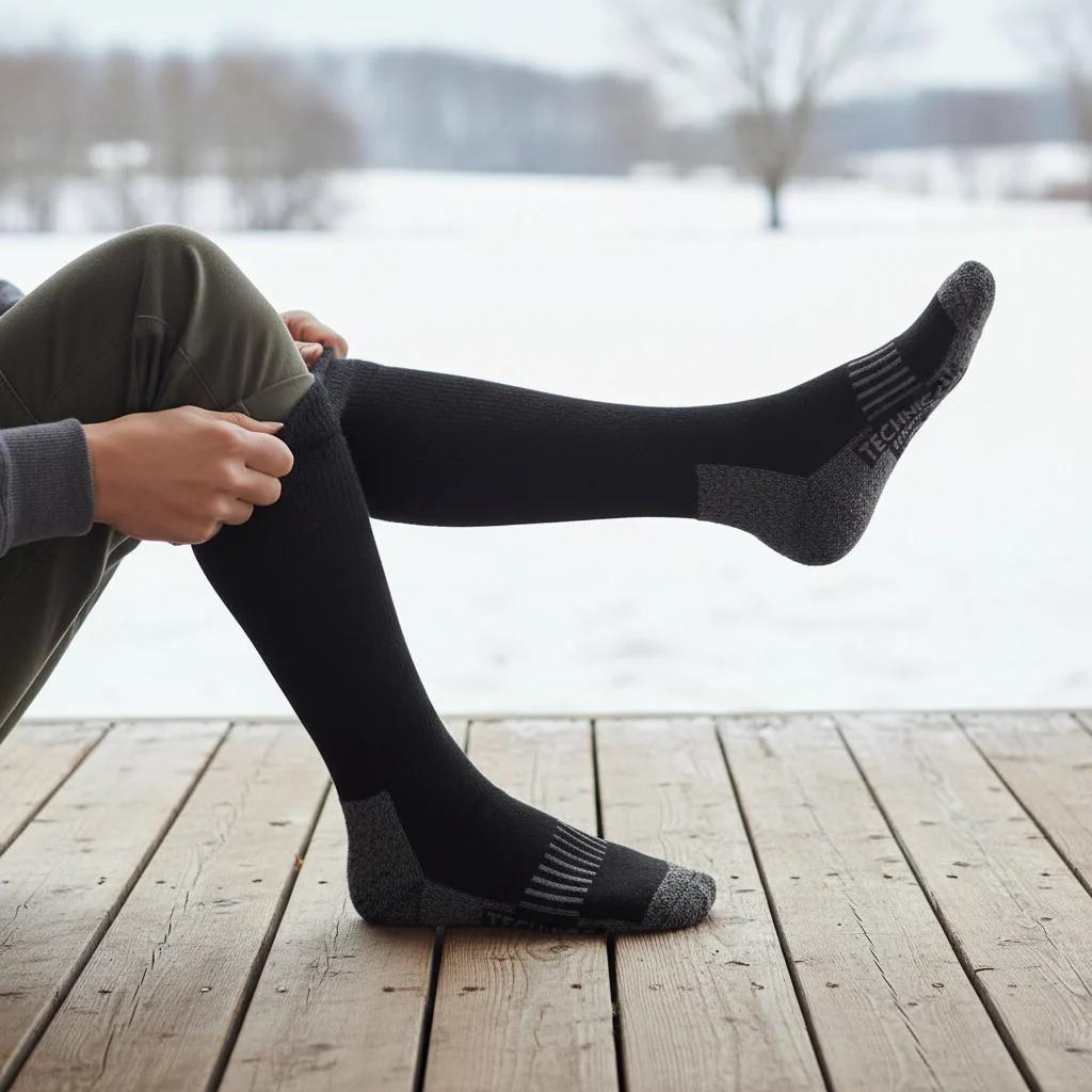 NEXON hosszú szárú termo zokni