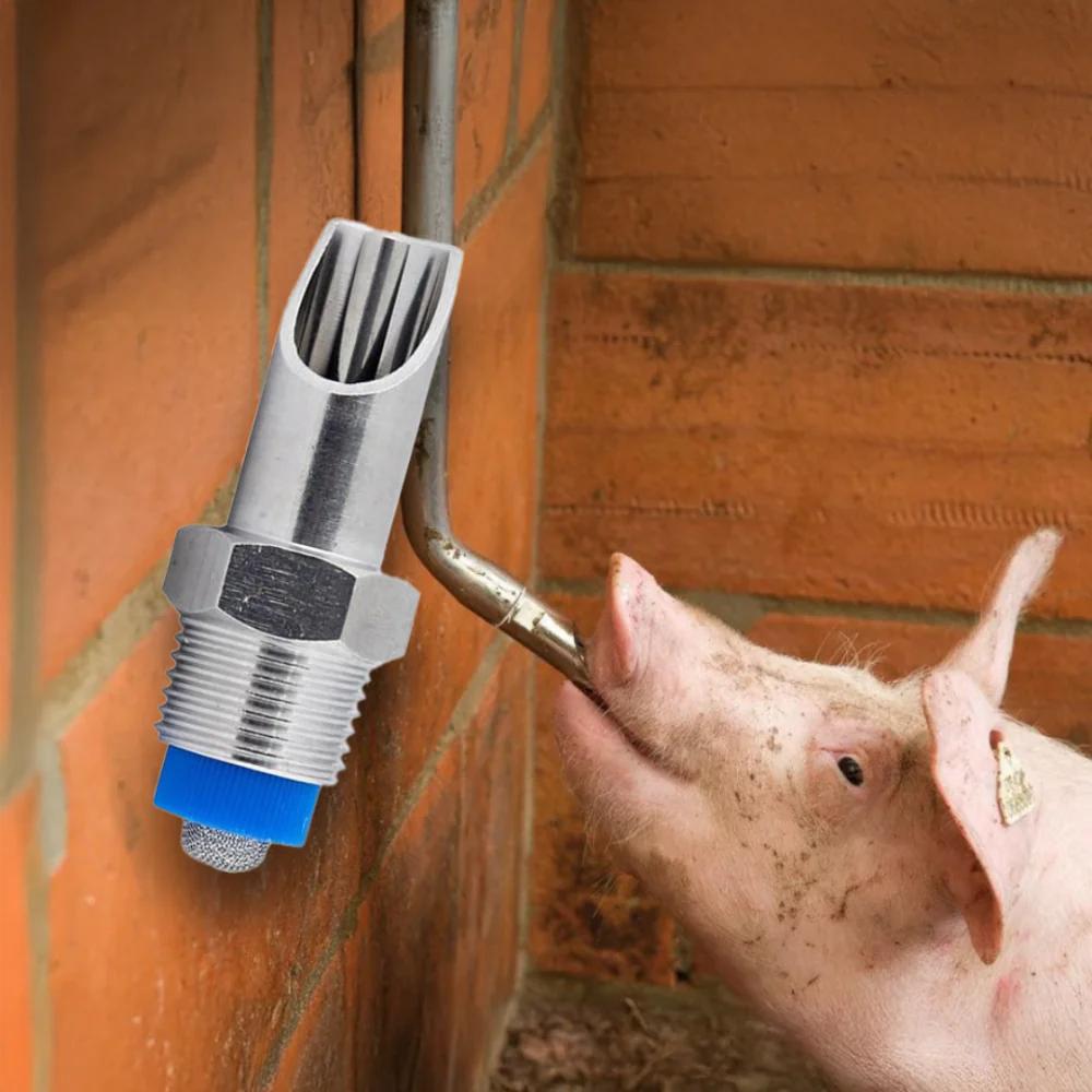 Stainless Steel Drinking Nipple for Piglets 1/2" x 3/8"