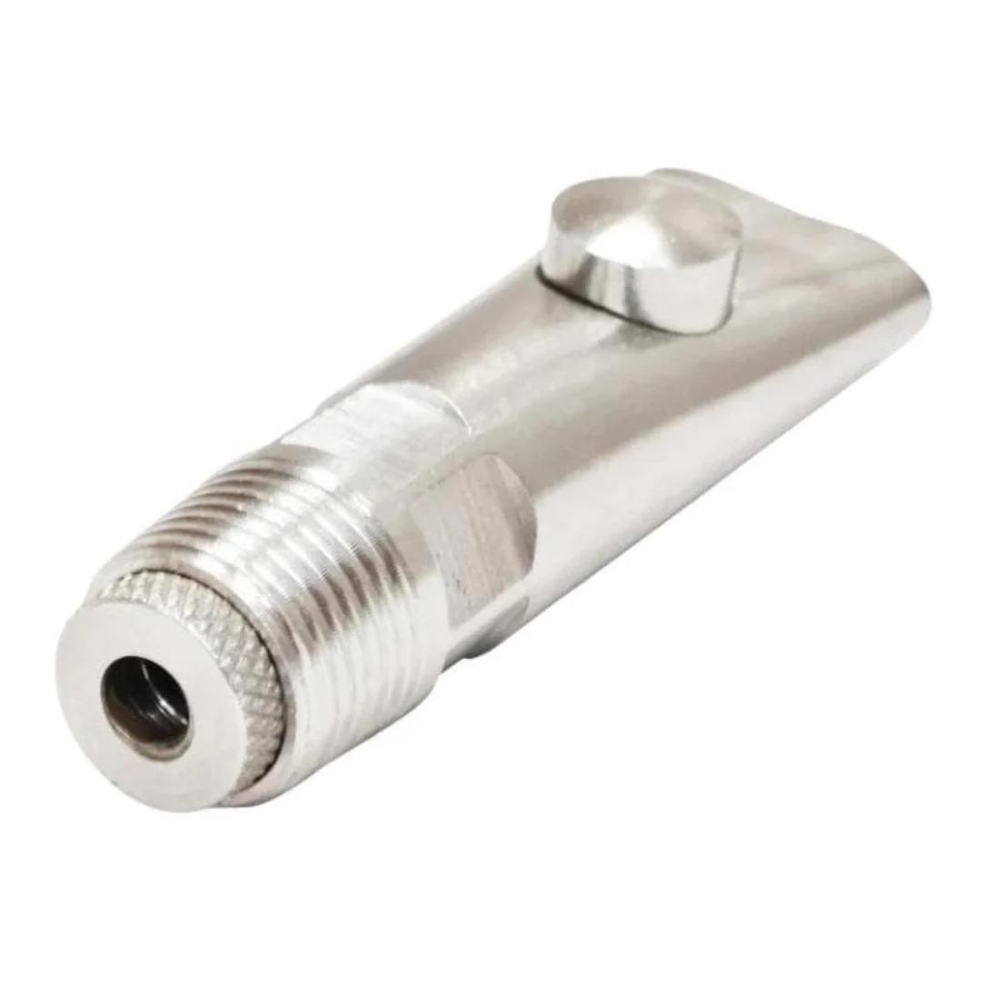 Suzeta din inox cu bila 8x2,1cm adapare porci si vitei