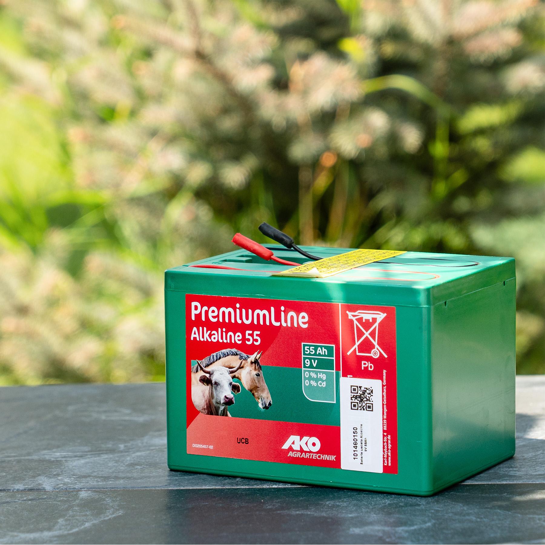 9V 55Ah száraz akkumulátor elektromos kerítéshez Alkaline