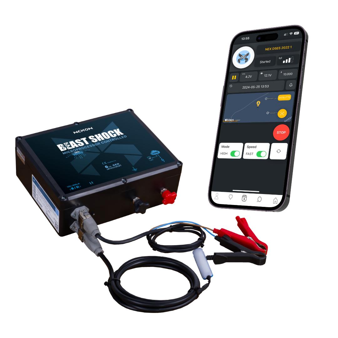 NEXON BeastShock 6th Gen 10J GPS villanypásztor készülék