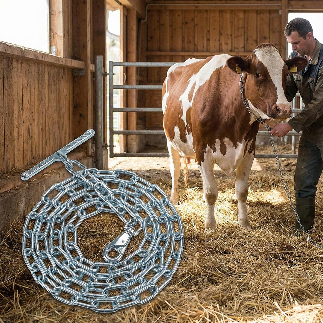 Szarvasmarha lánc 66 cm – 6 mm karabinerrel