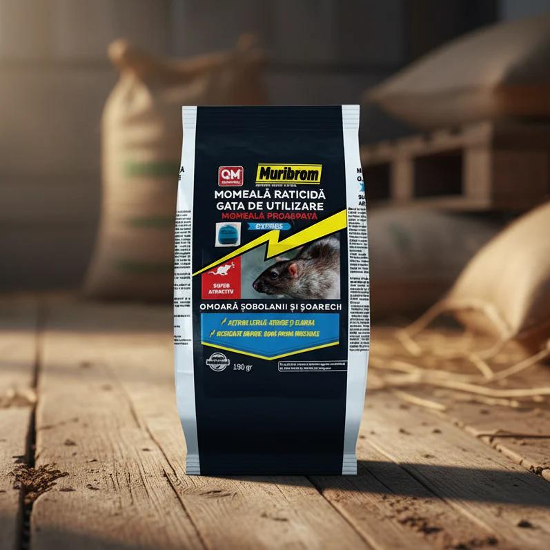 Muribrom mouse and rat poison