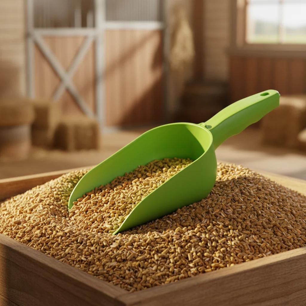 Műanyag takarmánylapát