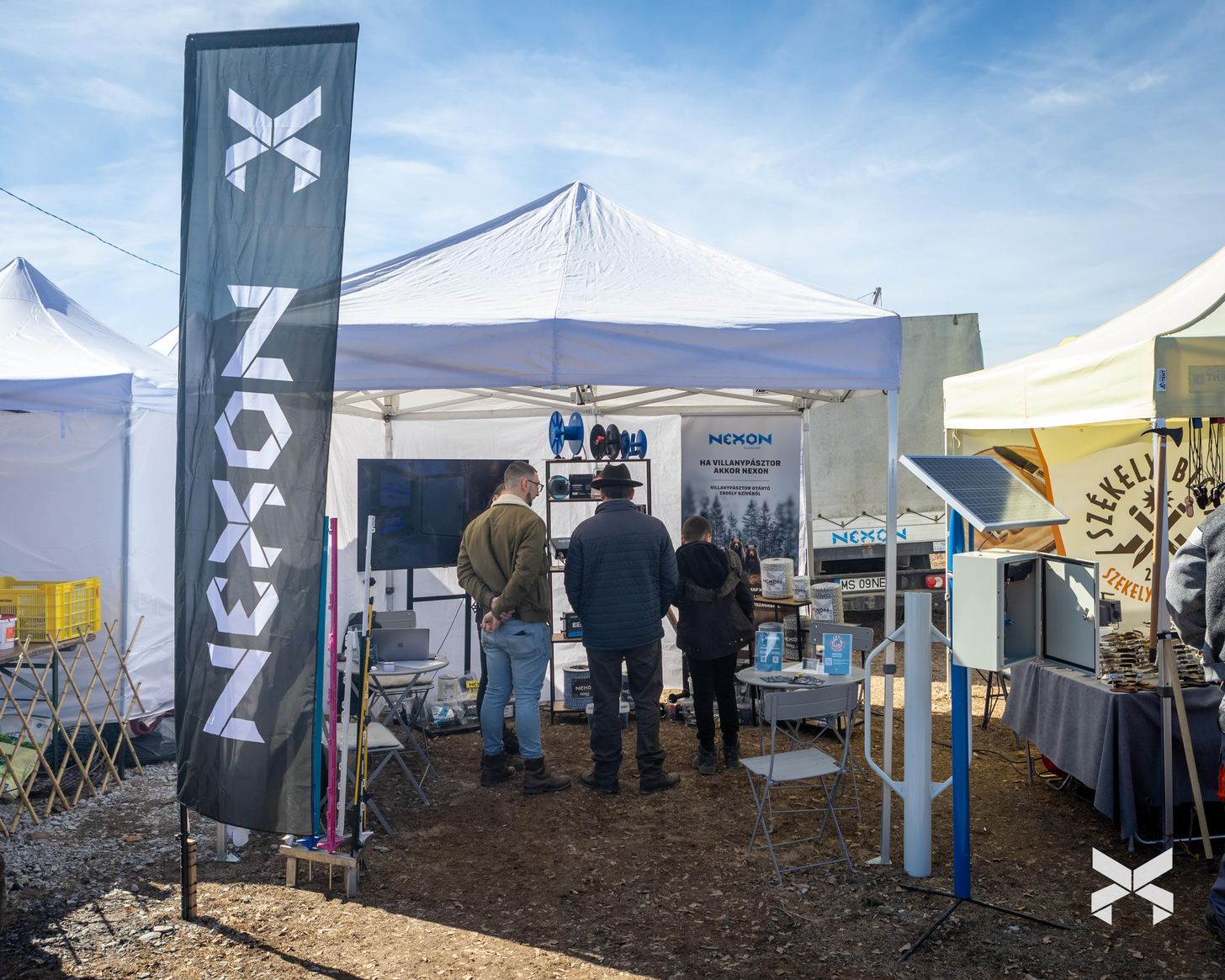 Teljes Nexon stand felszerelése és bemutatója a Kalonda-tetői vásáron